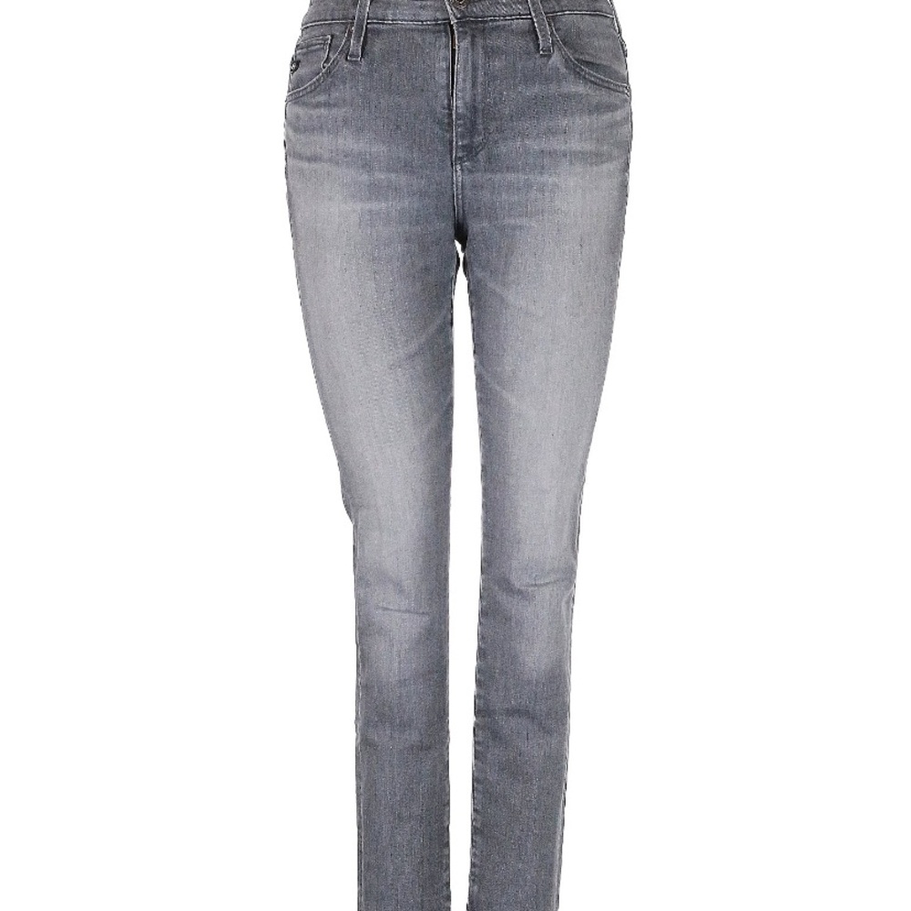 AG Adriano Goldschmied Women's Light Gray Skinny Jeans